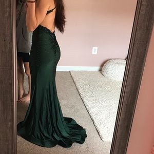Deep Green Prom Dress
